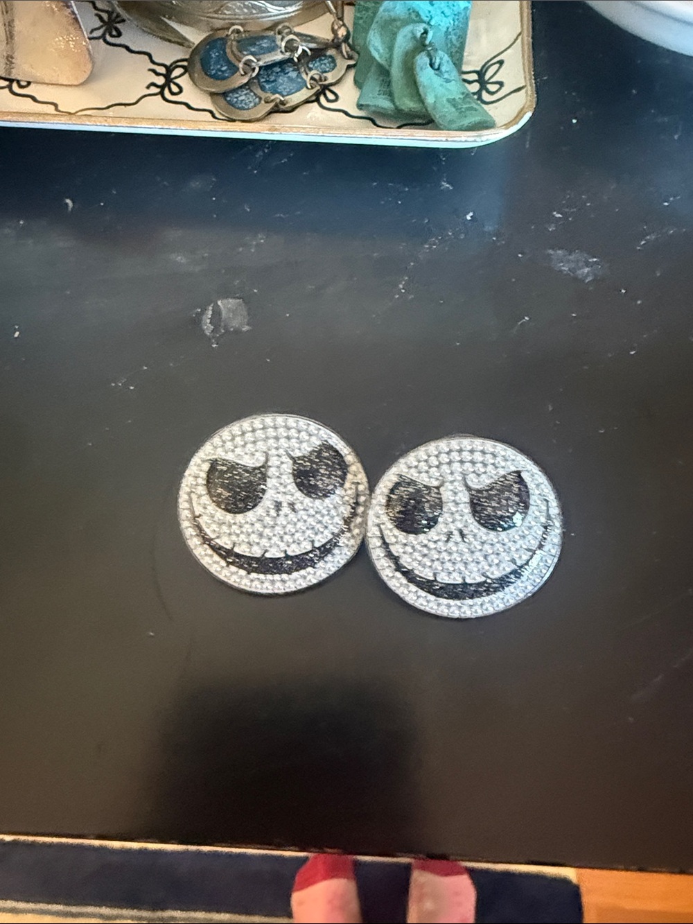 jack skellington earrings